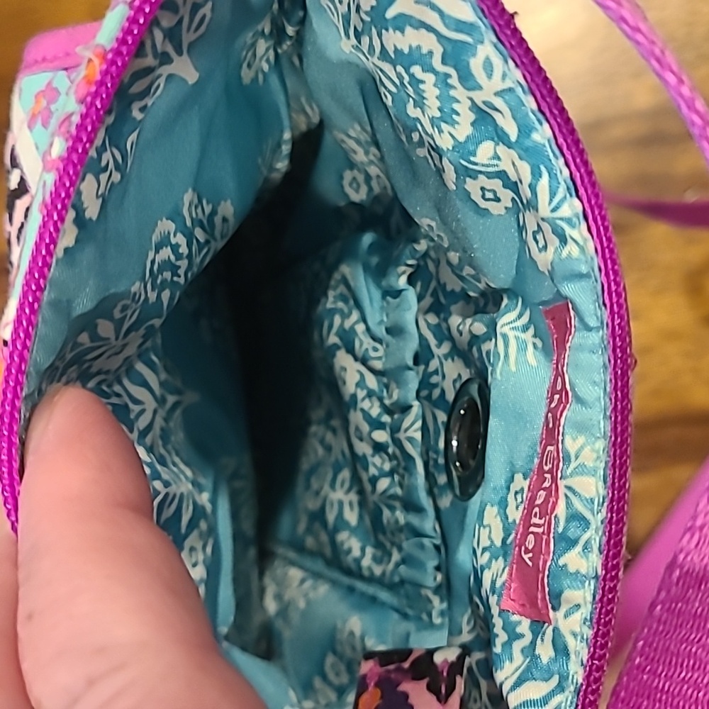 Vera Bradley Quilted Floral Peasant Prairie Hipster Crossbody Bag - Picture 4 of 5